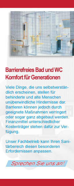 Barrierefreies Bad und WC - Komfort fr Generationen